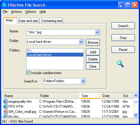   ( ) Effective File Search 6.5 #1