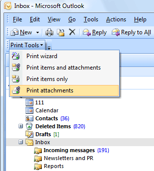   ( ) Print Tools for Outlook 1.7.8 #1