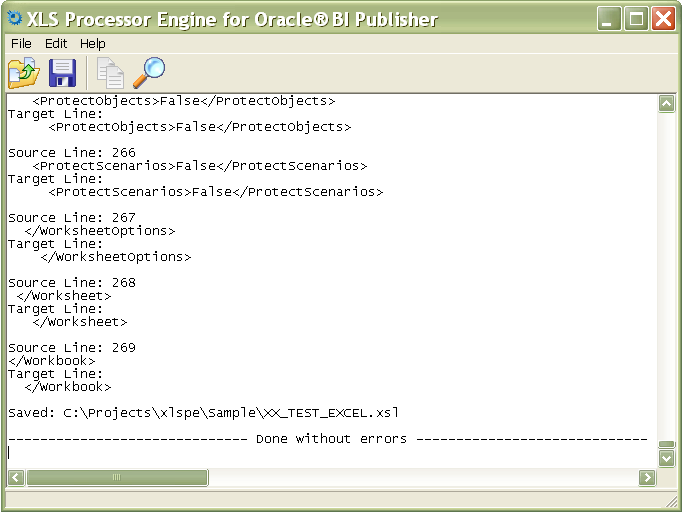   ( ) XLS Processor Engine for Oracle BI Publisher 1.0 #1