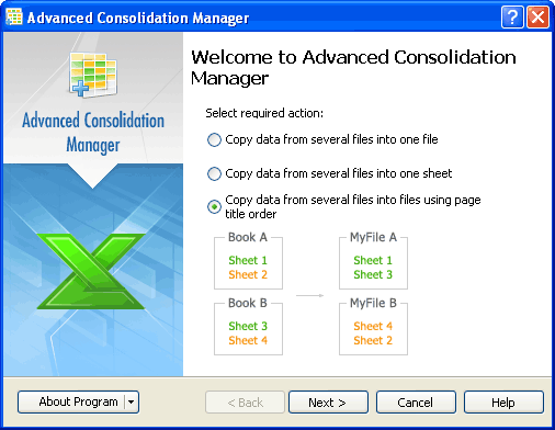   ( ) Advanced Consolidation Manager #1