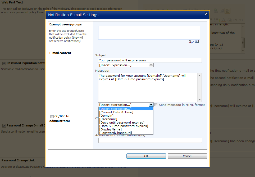   ( ) HarePoint Password Change for SharePoint #4