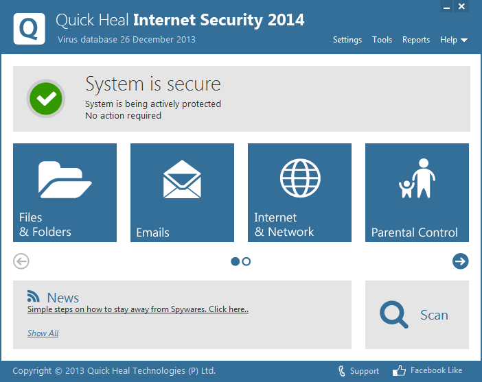   ( ) Quick Heal Internet Security 2014 #11