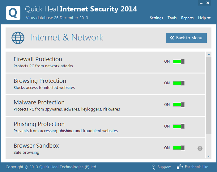   ( ) Quick Heal Internet Security 2014 #9
