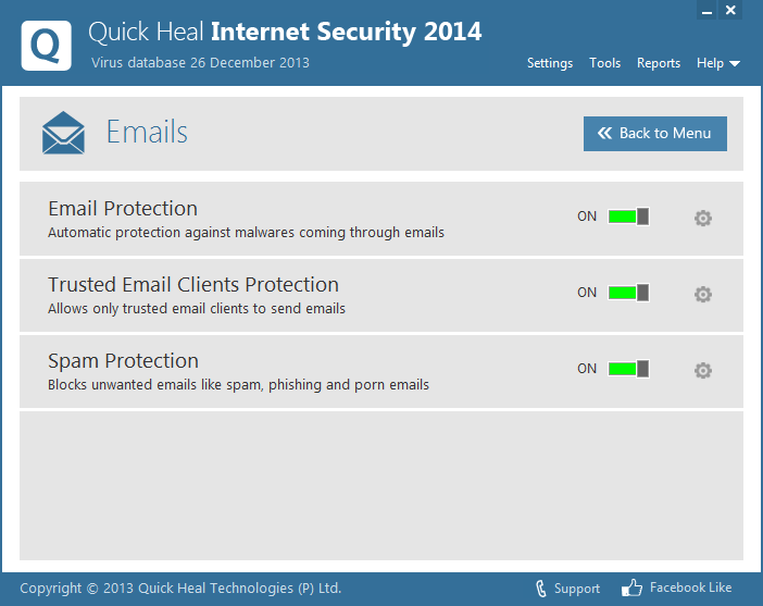   ( ) Quick Heal Internet Security 2014 #8