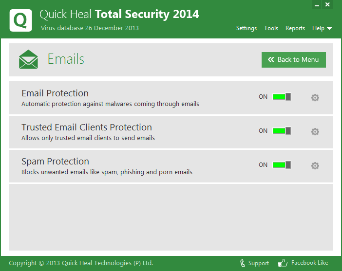   ( ) Quick Heal Total Security 2014 #9