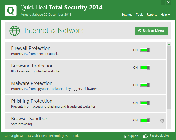   ( ) Quick Heal Total Security 2014 #8