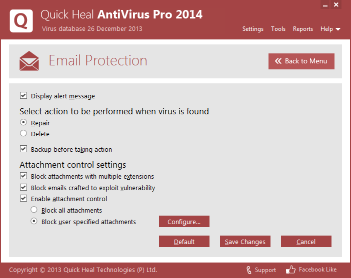   ( ) Quick Heal Antivirus Pro 2014 #3