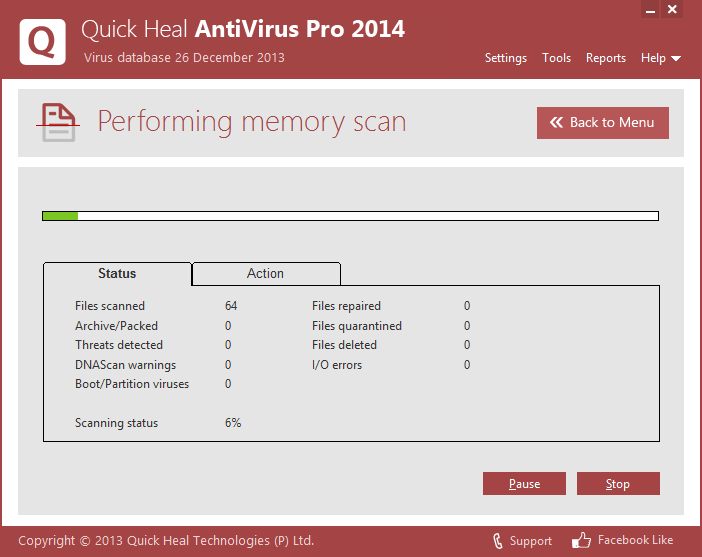   ( ) Quick Heal Antivirus Pro 2014 #2