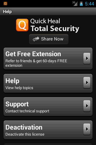   ( ) Quick Heal Total Security for Android 2014 #9