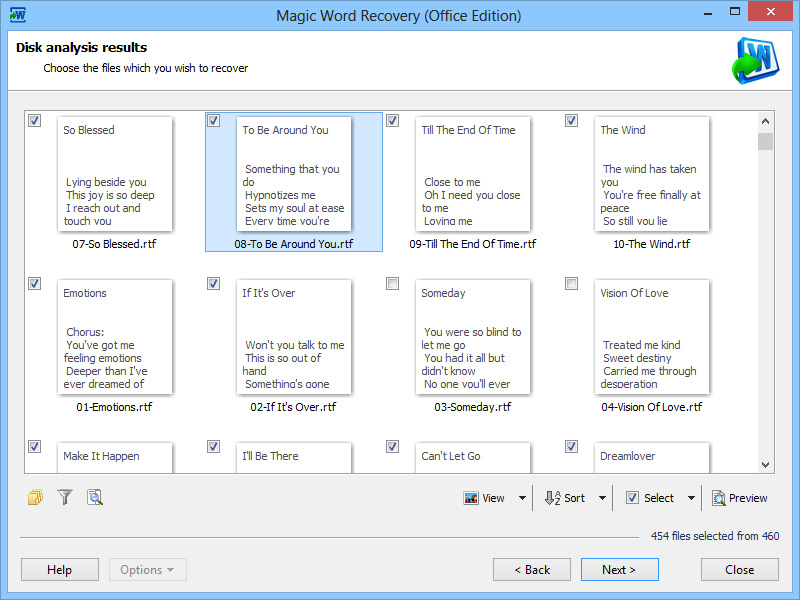   ( ) Magic Word Recovery Office Edition #1