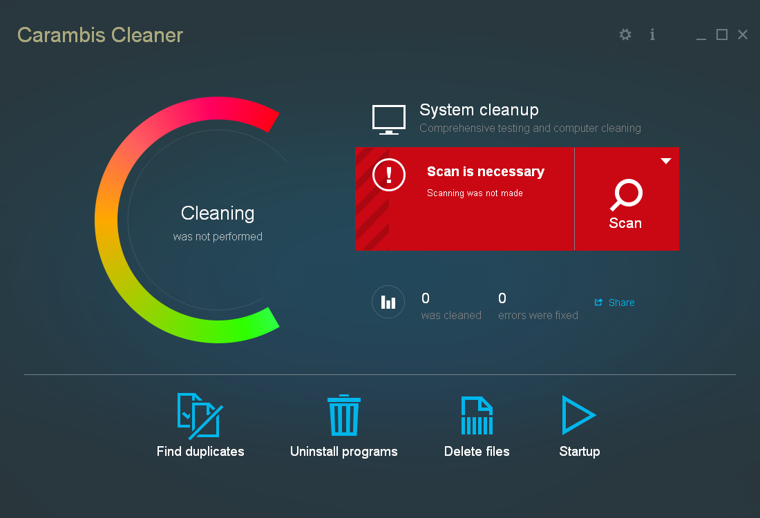   ( ) Carambis Cleaner 1.3.2.4385 #1