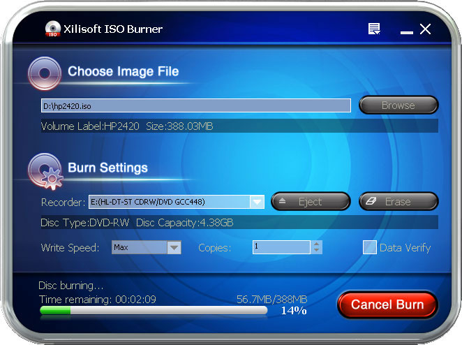   ( ) Xilisoft ISO Burner #1