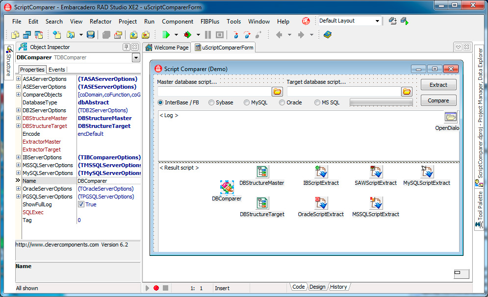   ( )  Database Comparer VCL & Tools 7.0 #2