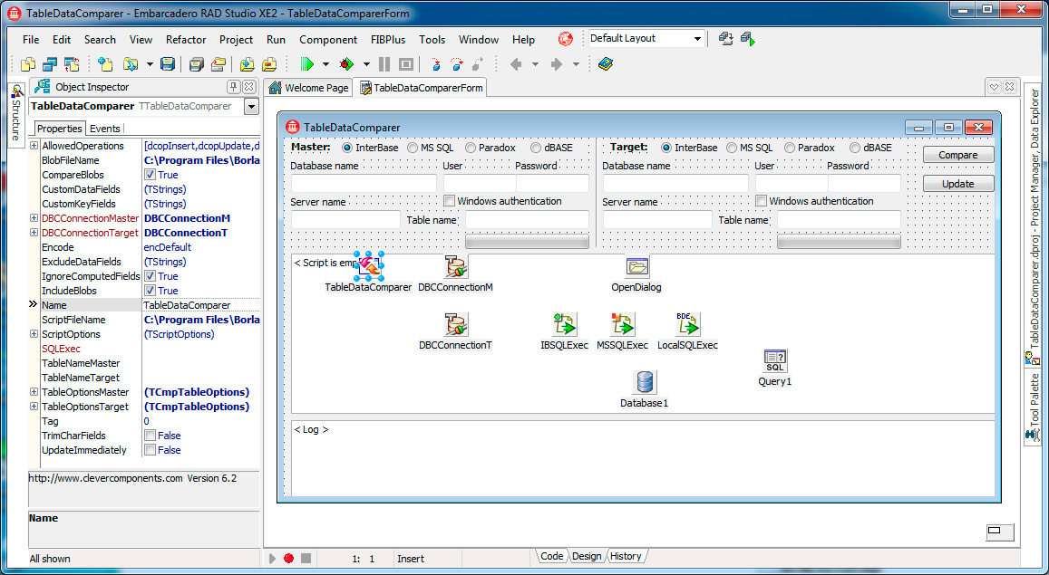   ( )  Database Comparer VCL & Tools 7.0 #1