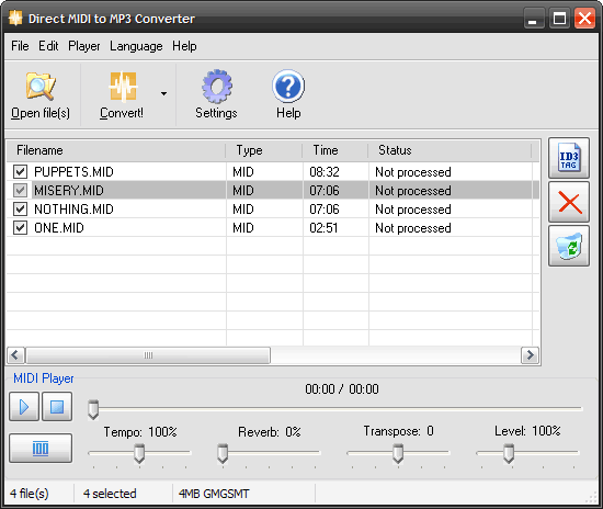   ( ) Direct MIDI to MP3 Converter 7.0 #1