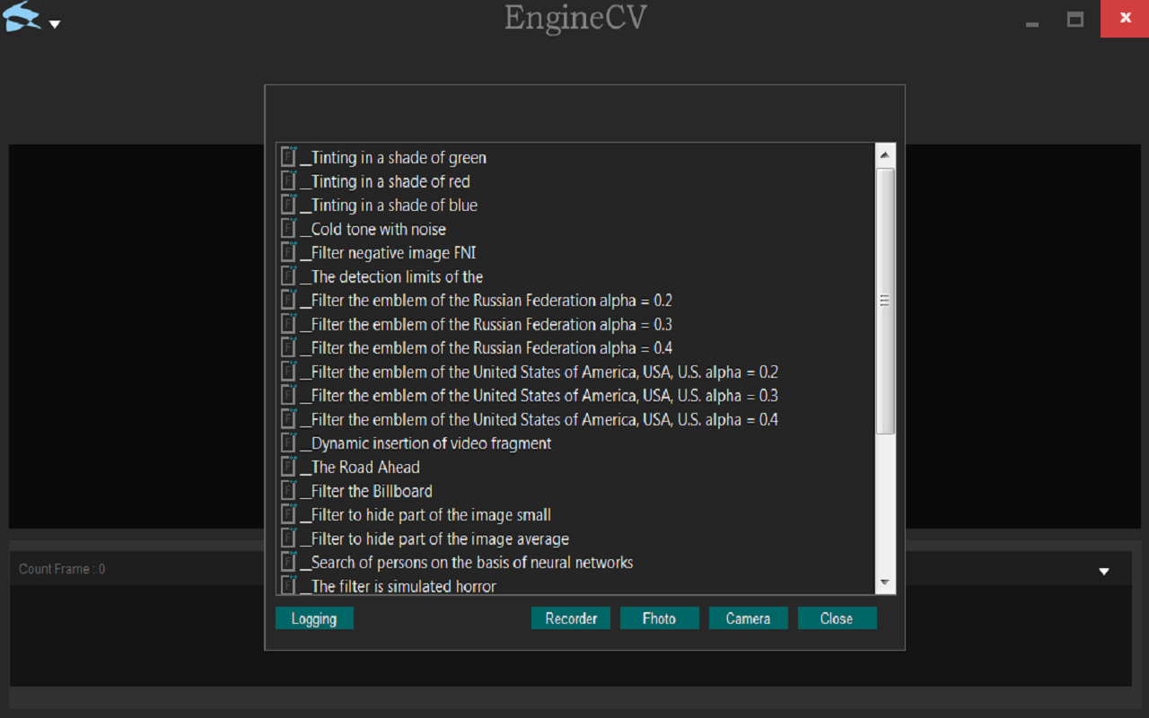   ( ) EngineCV v.0.0.1 #1