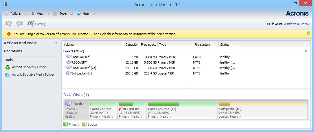   ( ) Acronis Disk Director 11 Advanced Workstation #1