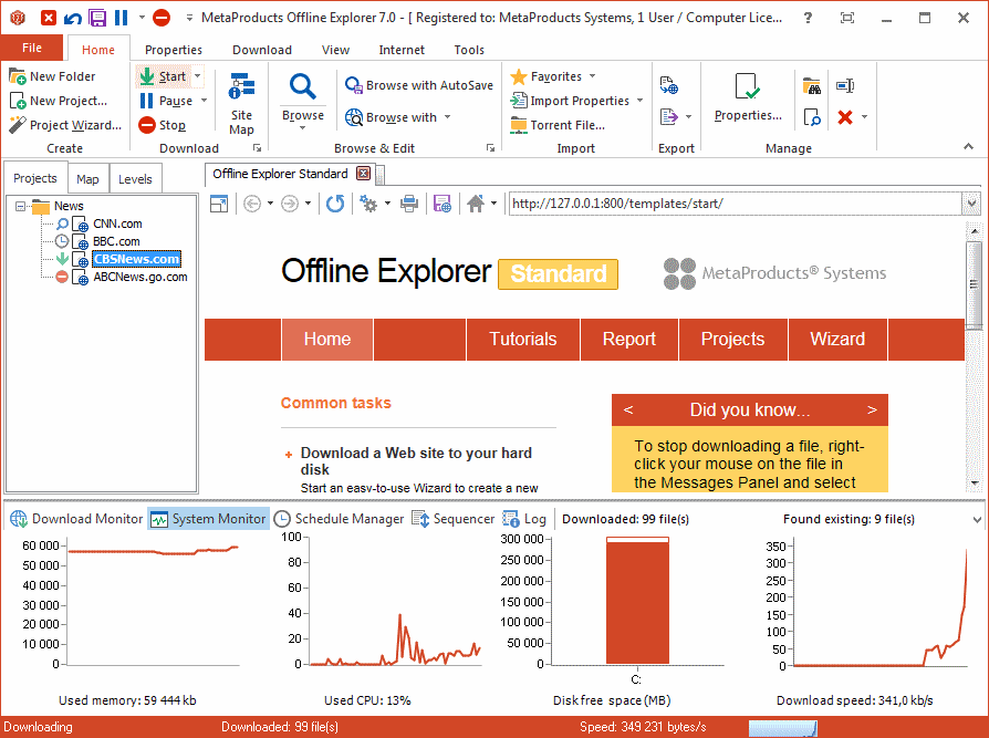   ( ) Offline Explorer 7.6 #1