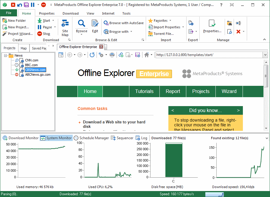   ( ) Offline Explorer Enterprise 7.6 #1